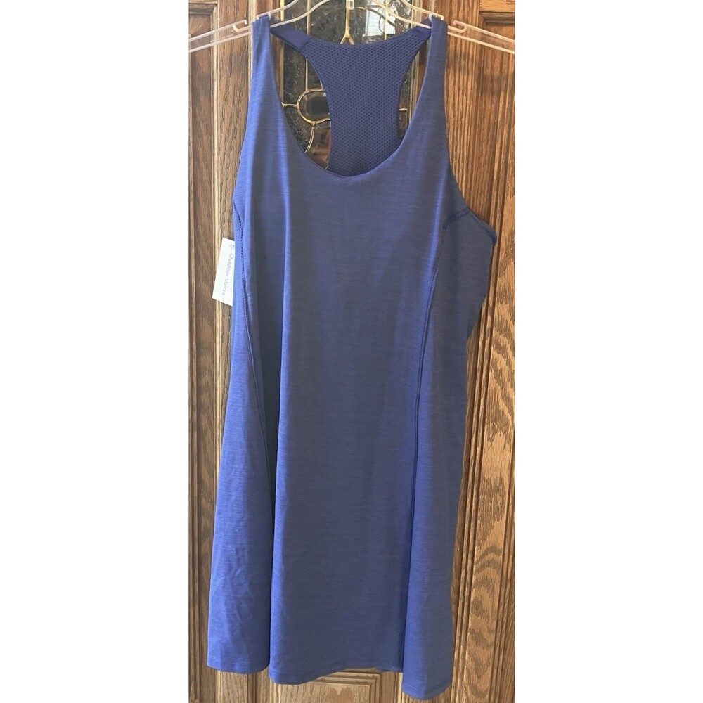 Outdoor Voices Blue Racerback Mini Dress